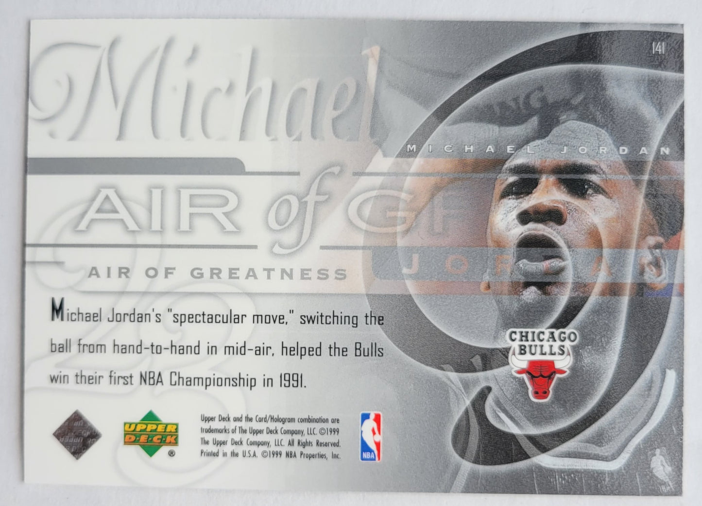 Michael Jordan - 1999-00 Upper Deck #141 AIR