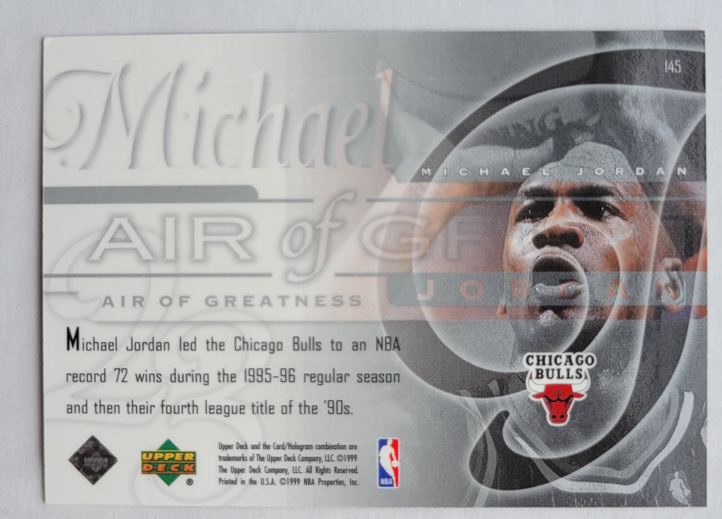 Michael Jordan - 1999-00 Upper Deck #145 AIR