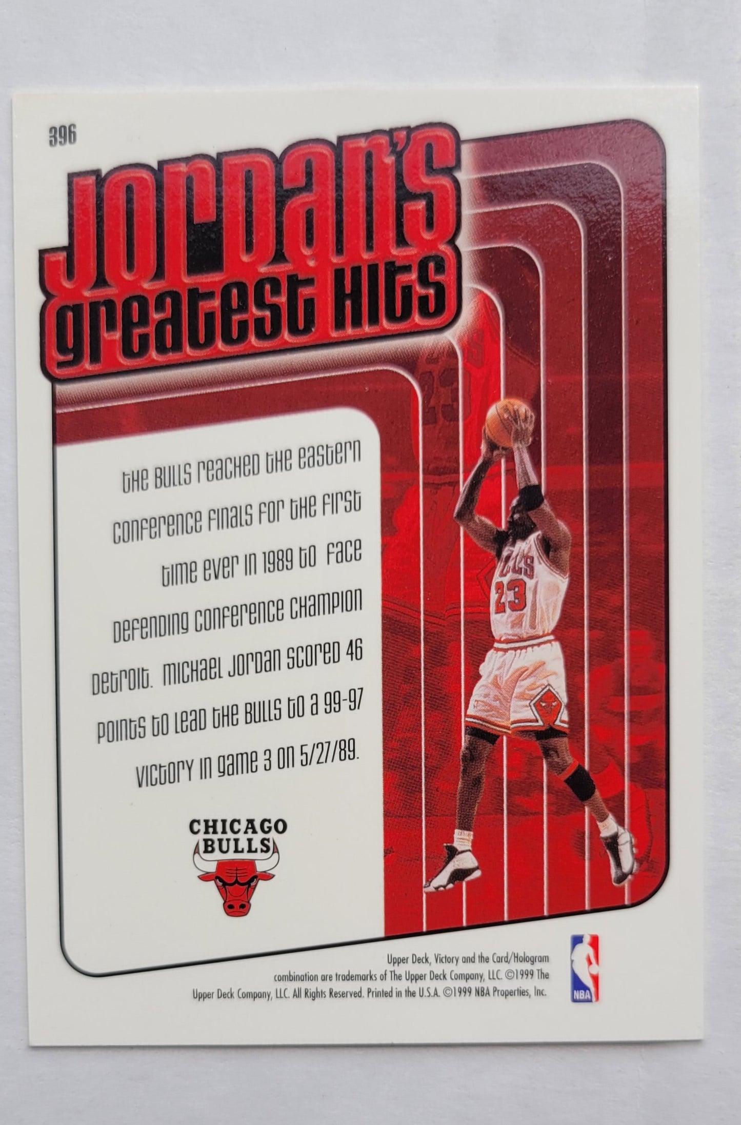 Michael Jordan - 1999-00 Upper Deck Victory #396 GH