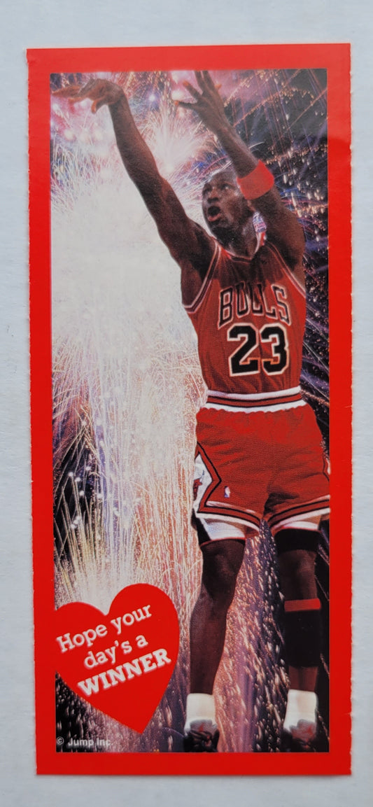 Michael Jordan - 1991 Cleo Michael Jordan Valentines #NNO Hope your day's a WINNER