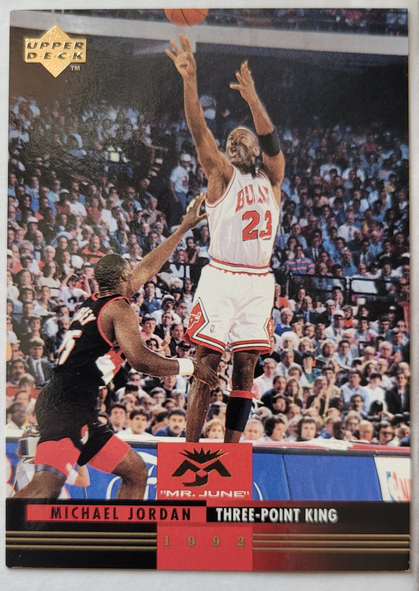 Michael Jordan - 1993-94 Upper Deck Mr. June #MJ5 Three-Points King