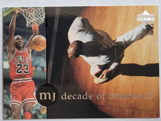 Michael Jordan - 1994-95 Collector's Choice International Spanish Decade of Dominance #J1 Career Stats