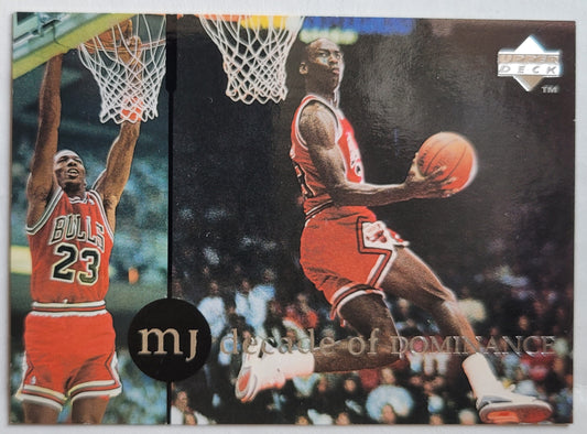 Michael Jordan - 1994-95 Collector's Choice International Spanish Decade of Dominance #J3 '87 Slam-Dunk Champion