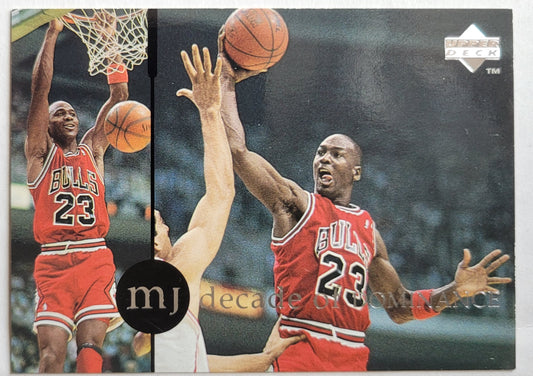 Michael Jordan - 1994-95 Collector's Choice International Spanish Decade of Dominance #J10 Averaging over 30 ppg