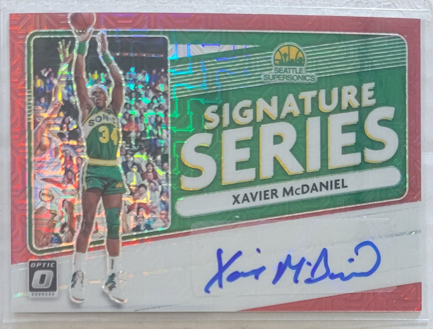 Xavier McDaniel - 2020-21 Donruss Optic Signature Series Choice #SS-XAM