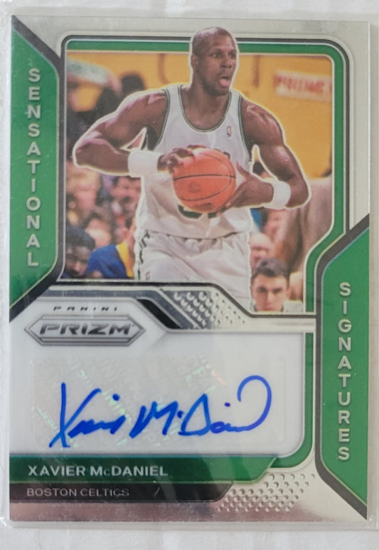 Xavier McDaniel - 2020-21 Panini Prizm Sensational Signatures #SS-XAV