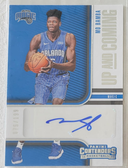 Mo Bamba - 2018-19 Panini Contenders Up and Coming Contenders Autographs #UC-MBB - 076/199