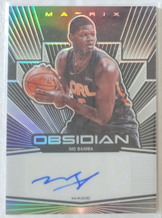 Mo Bamba - 2019-20 Panini Obsidian Matrix Autographs #MA-MBB - 06/60