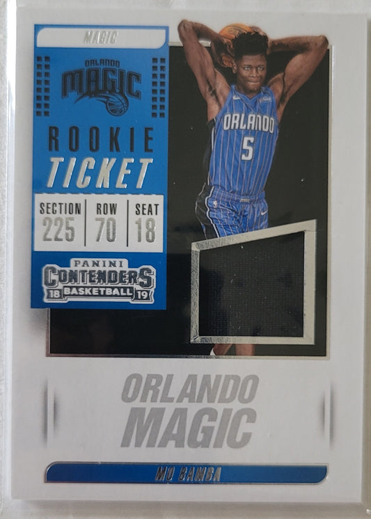 Mo Bamba - 2018-19 Panini Contenders Rookie Ticket Swatches #RT-MBB