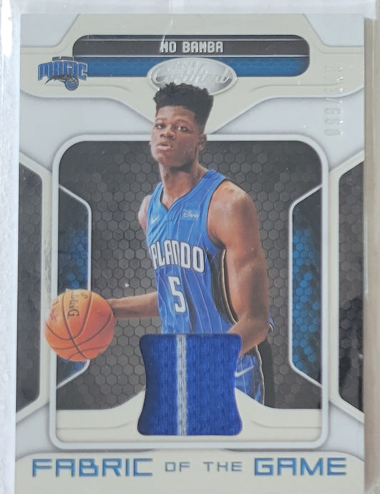 Mo Bamba - 2018-19 Certified Fabric of the Game Rookie Relics #FG-MOB - 099/149