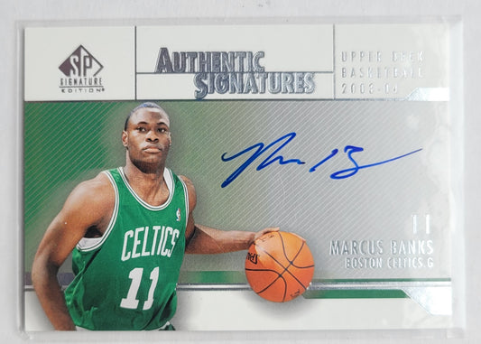 Marcus Banks - 2003-04 SP Signature Edition Signatures #BA