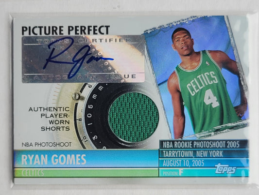 Ryan Gomes - 2005-06 Topps Big Game Picture Perfect Relics Autographs #RG JSY - 086/199