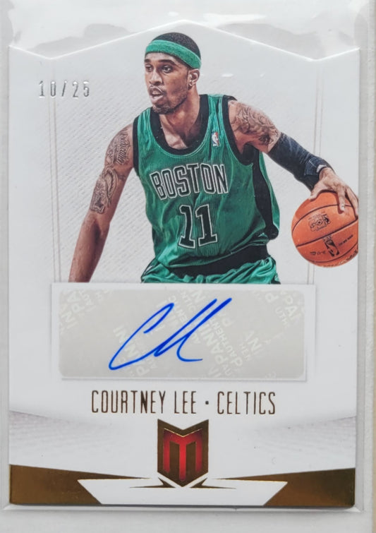 Courtney Lee - 2012-13 Momentum Autographs Force #28 - 10/25