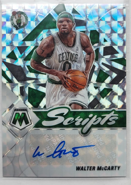 Walter McCarty - 2021-22 Panini Mosaic Scripts #SC-WMC