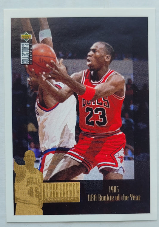 Michael Jordan - 1995-96 Collector's Choice European Stickers Michael Jordan #MJ1 1985 NBA ROY