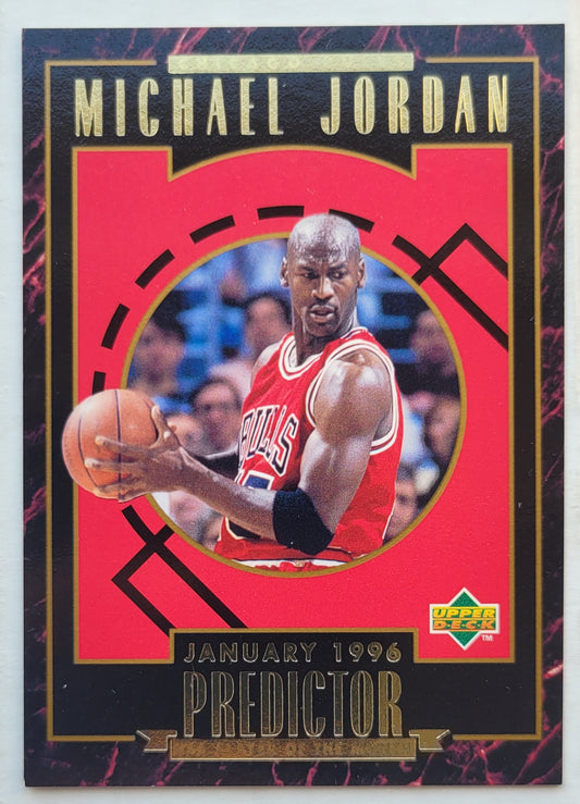 Michael Jordan - 1995-96 Upper Deck Predictor Player of the Month Redemption #R2 Jan.