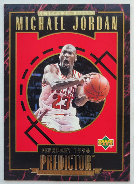 Michael Jordan - 1995-96 Upper Deck Predictor Player of the Month Redemption #R3 Feb.