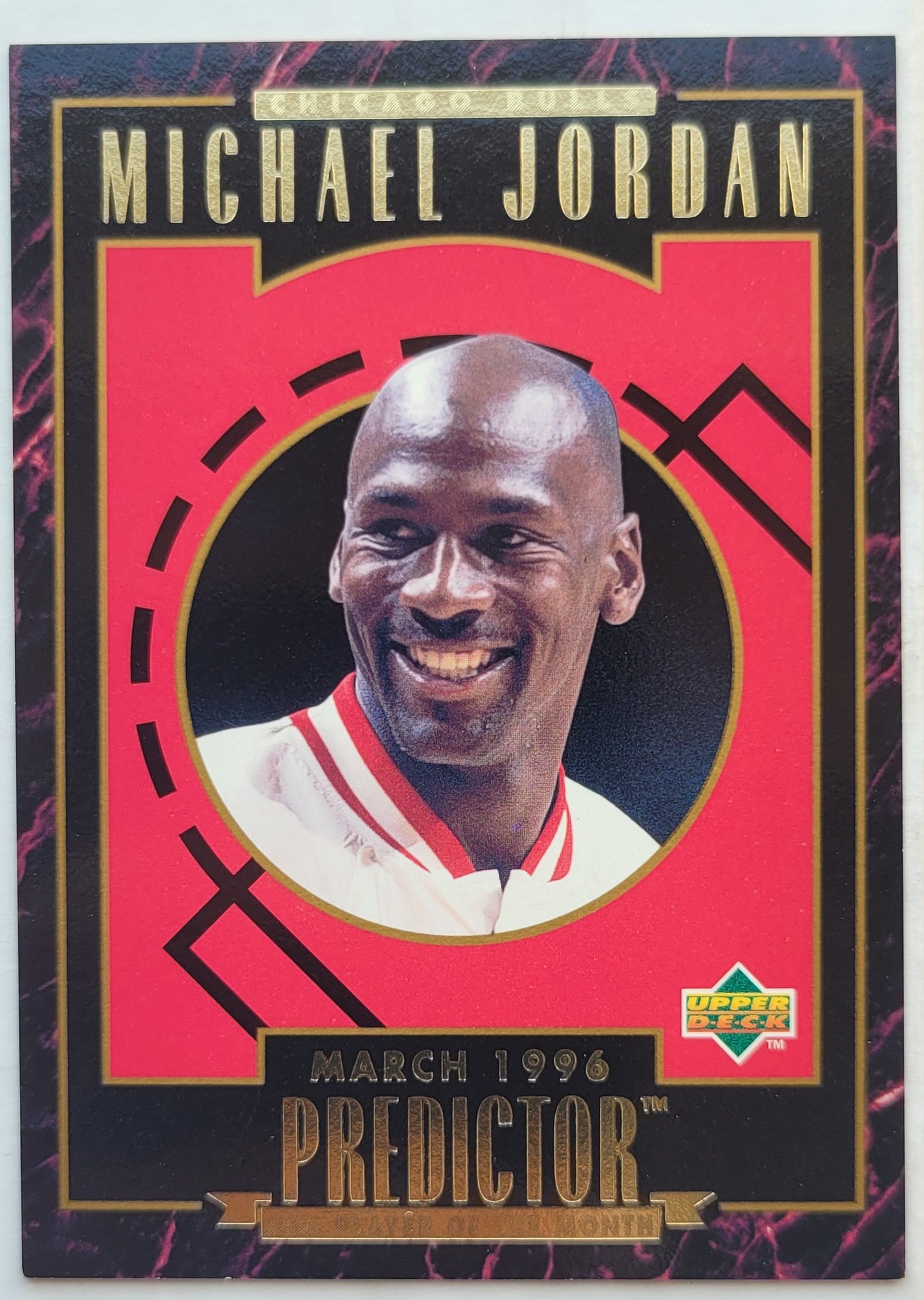 Michael Jordan - 1995-96 Upper Deck Predictor Player of the Month Redemption #R4 Mar.