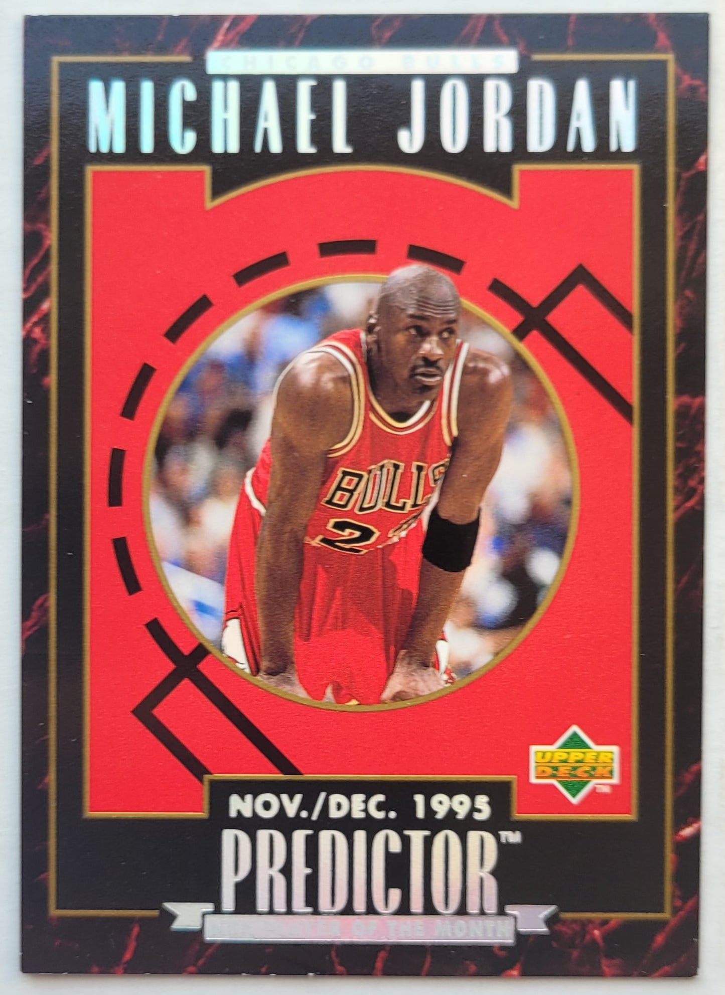 Michael Jordan - 1995-96 Upper Deck Predictor Player of the Month #R1 Nov./Dec. L