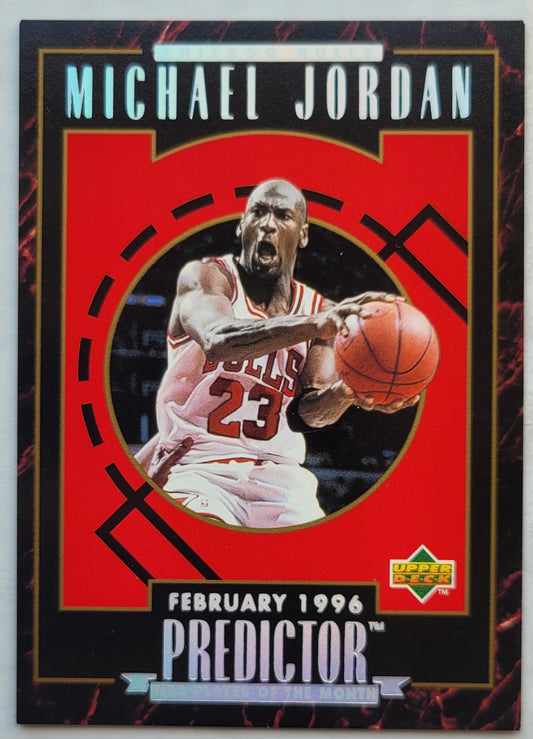 Michael Jordan - 1995-96 Upper Deck Predictor Player of the Month #R3 Feb. L