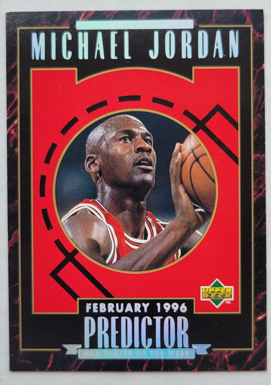 Michael Jordan - 1995-96 Upper Deck Predictor Player of the Week #H3 Feb. L