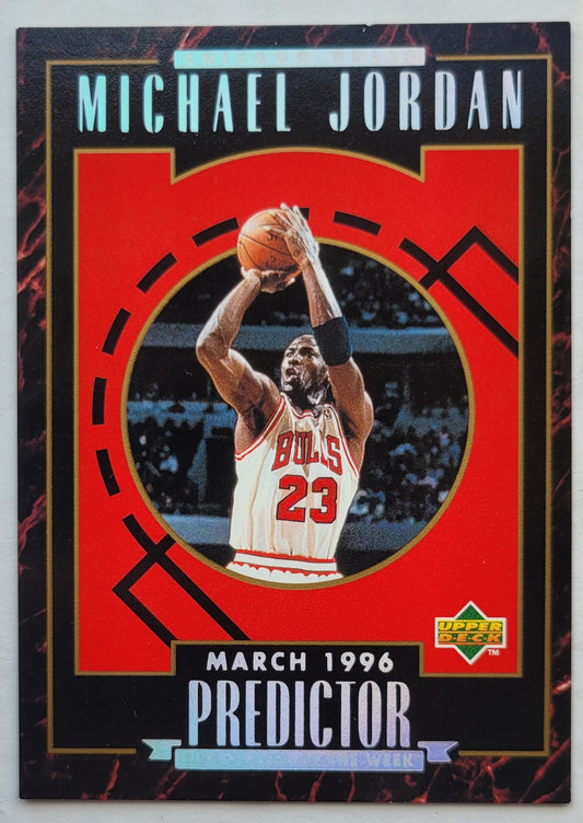 Michael Jordan - 1995-96 Upper Deck Predictor Player of the Week #H4 March L