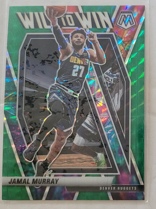 Jamal Murray - 2020-21 Panini Mosaic Will to Win Mosaic Green #7