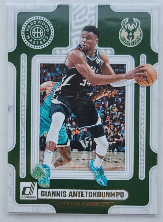 Giannis Antetokounmpo - 2023-24 Donruss Hardwood Masters Press Proof #13