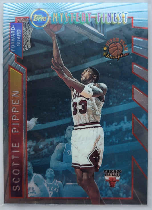 Scottie Pippen - 1996-97 Topps Mystery Finest Super Team Champion #M1