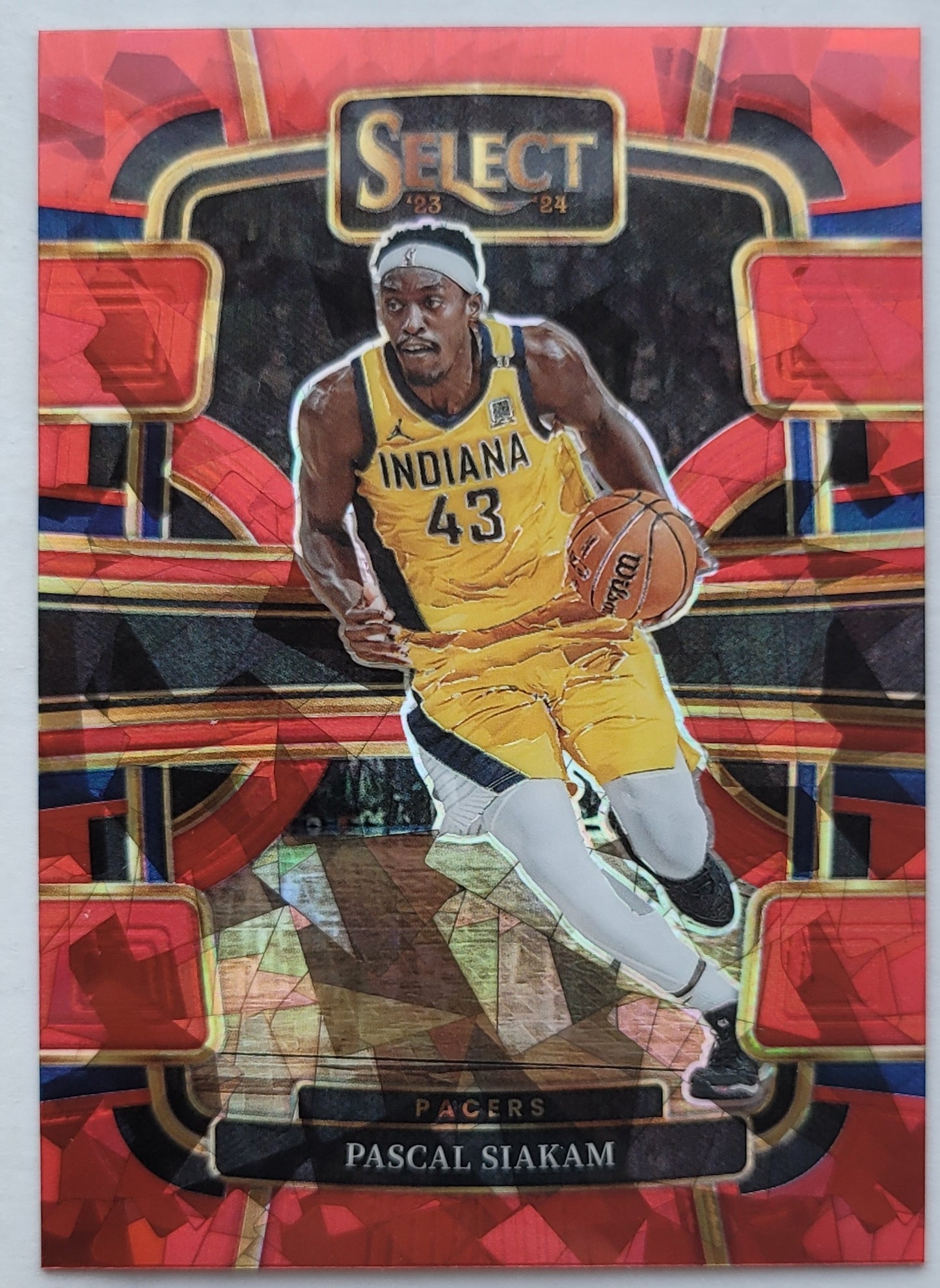 Pascal Siakam - 2023-24 Select Prizms Red Cracked Ice #8