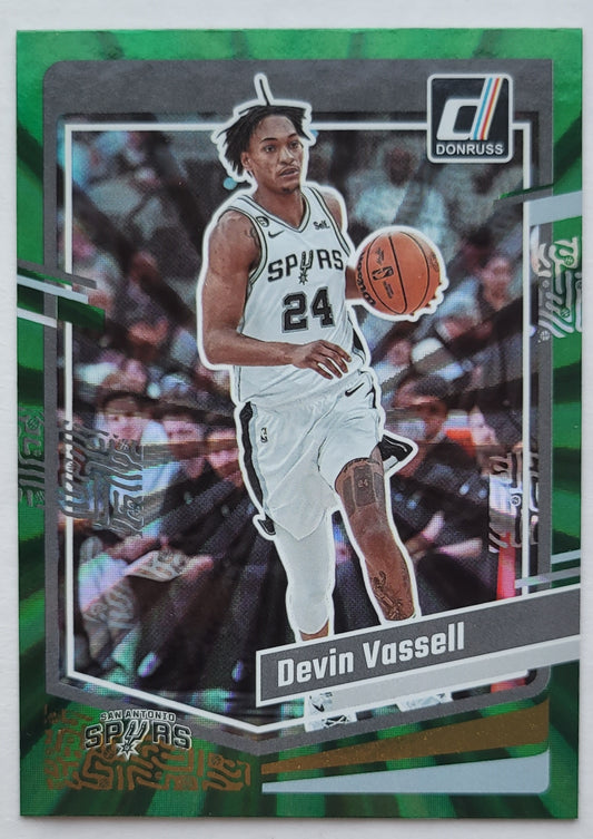 Devin Vassell - 2023-24 Donruss Holo Green Laser #47