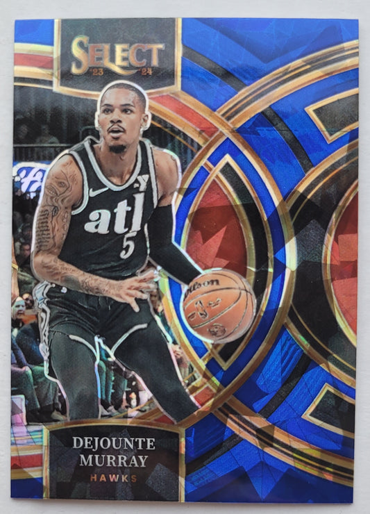 Dejounte Murray - 2023-24 Select Prizms Blue Cracked Ice #174