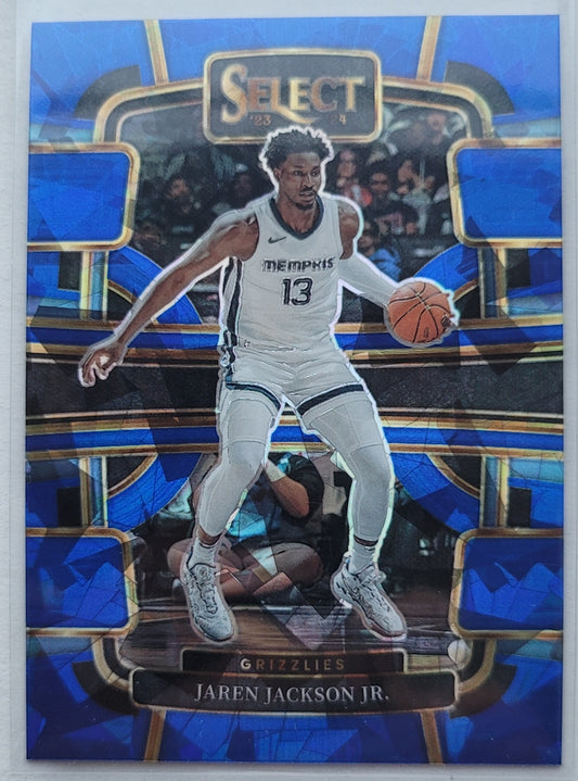 Jaren Jackson Jr. - 2023-24 Select Prizms Blue Cracked Ice #30