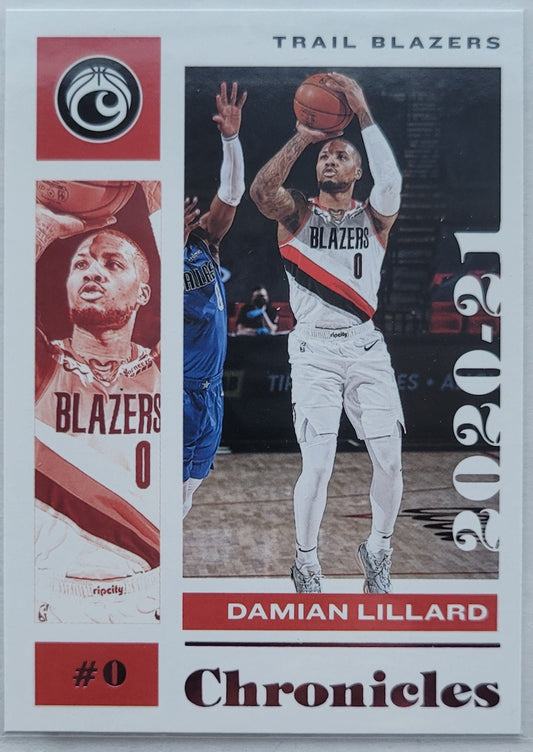 Damian Lillard - 2020-21 Panini Chronicles Pink #3