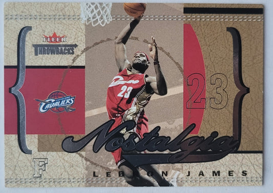 LeBron James - 2004-05 Fleer Throwbacks Nostalgia #6 - 0121/2003