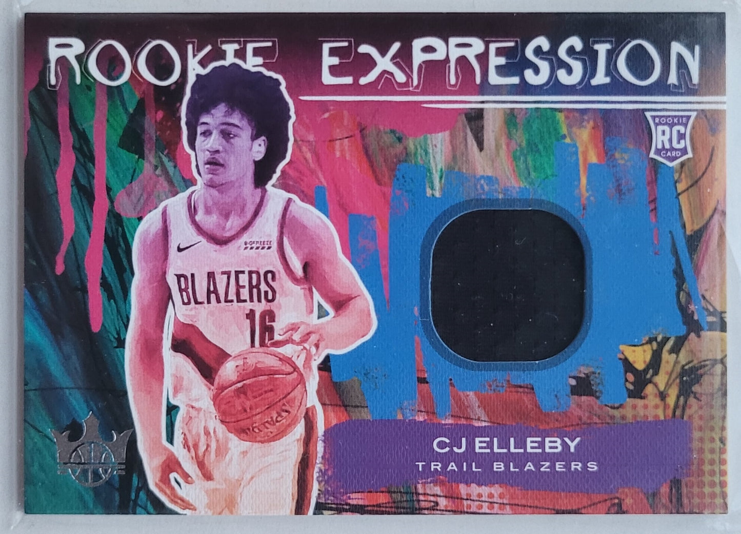 CJ Elleby - 2020-21 Court Kings Rookie Expression Memorabilia #RM-CJE