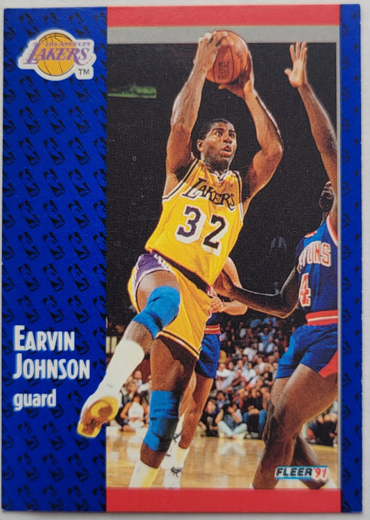 Magic Johnson - 1991-92 Fleer #100