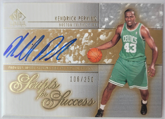 Kendrick Perkins - 2003-04 SP Signature Edition Scripts for Success #SS-KP - 106/250