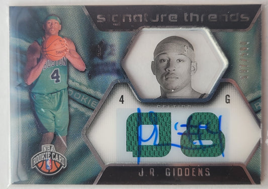 J.R. Giddens - 2008-09 SP Rookie Threads #88 JSY AU RC - /599