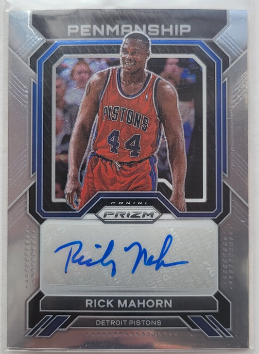 Rick Mahorn - 2022-23 Panini Prizm Penmanship #PNM-RM