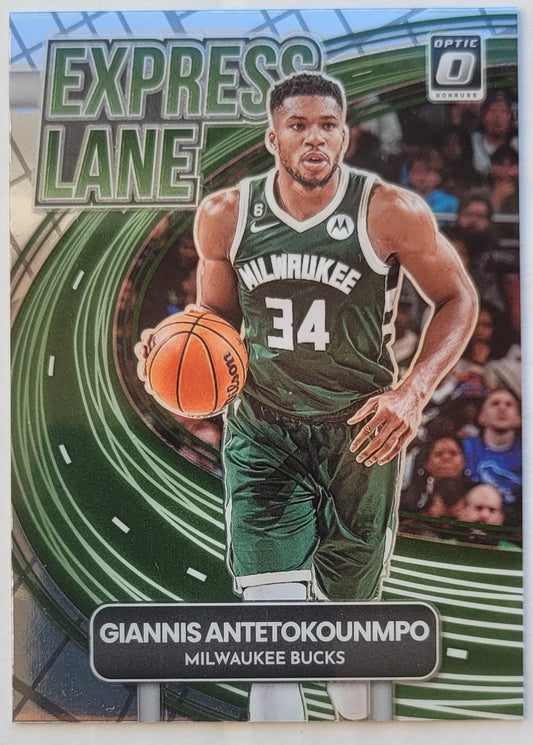 Giannis Antetokounmpo - 2022-23 Donruss Optic Express Lane #10