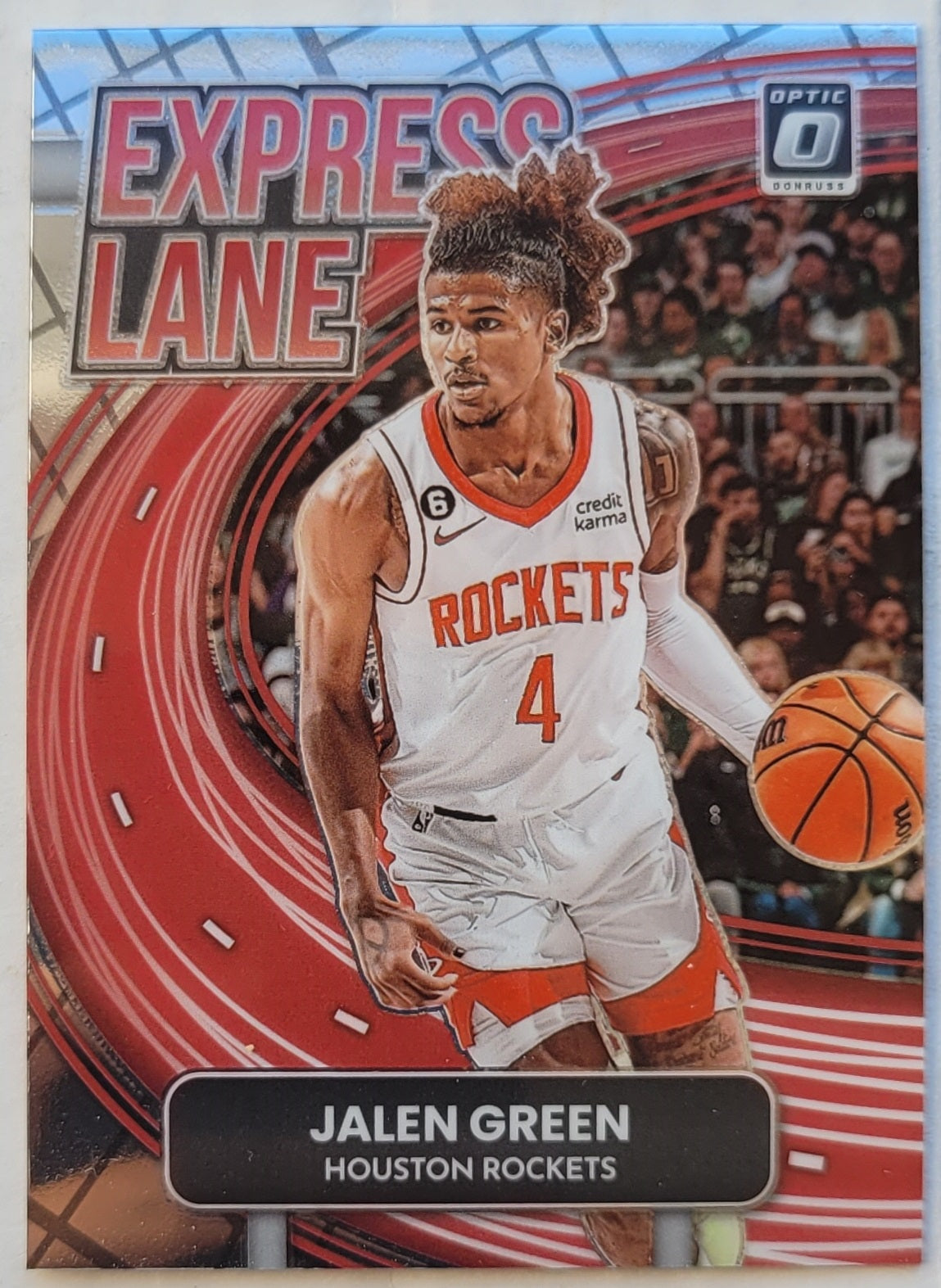 Jalen Green - 2022-23 Donruss Optic Express Lane #18