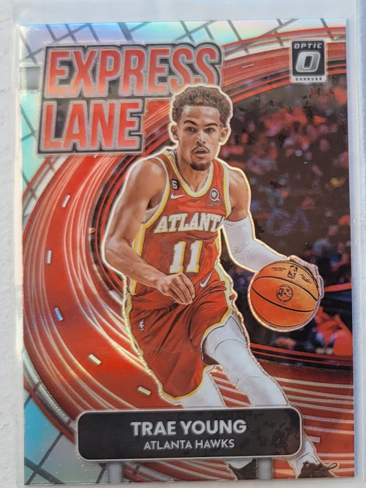 Trae Young - 2022-23 Donruss Optic Express Lane Holo #3