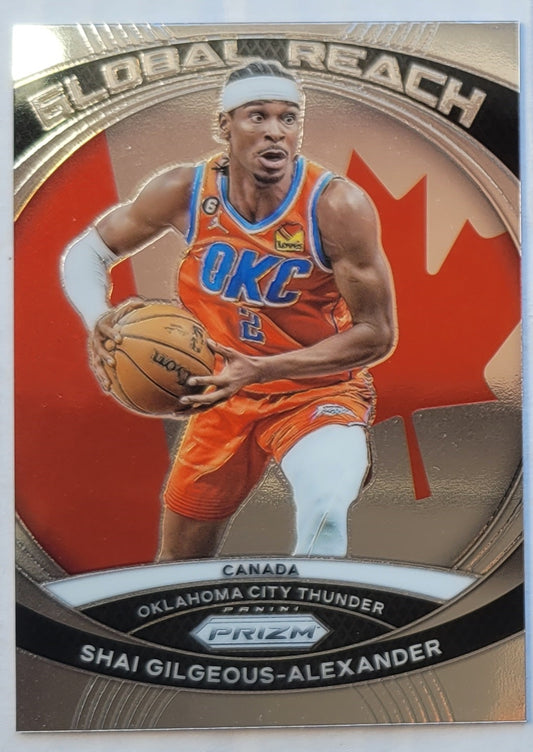 Shai Gilgeous-Alexander - 2023-24 Panini Prizm Global Reach #6