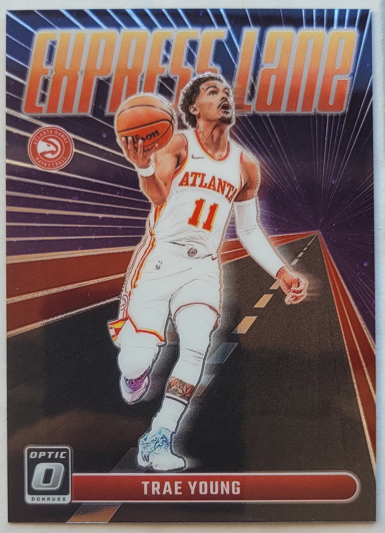 Trae Young - 2023-24 Donruss Optic Express Lane #22