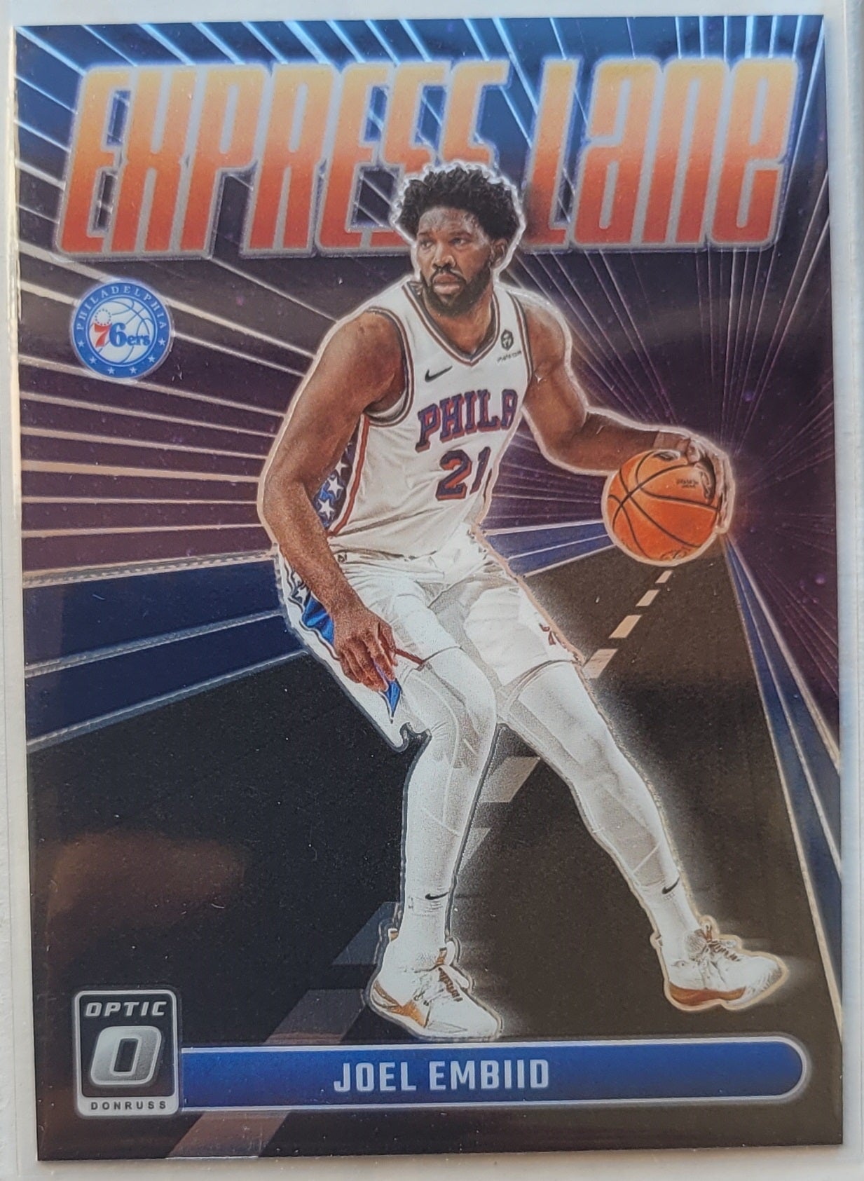 Joel Embiid - 2023-24 Donruss Optic Express Lane #21