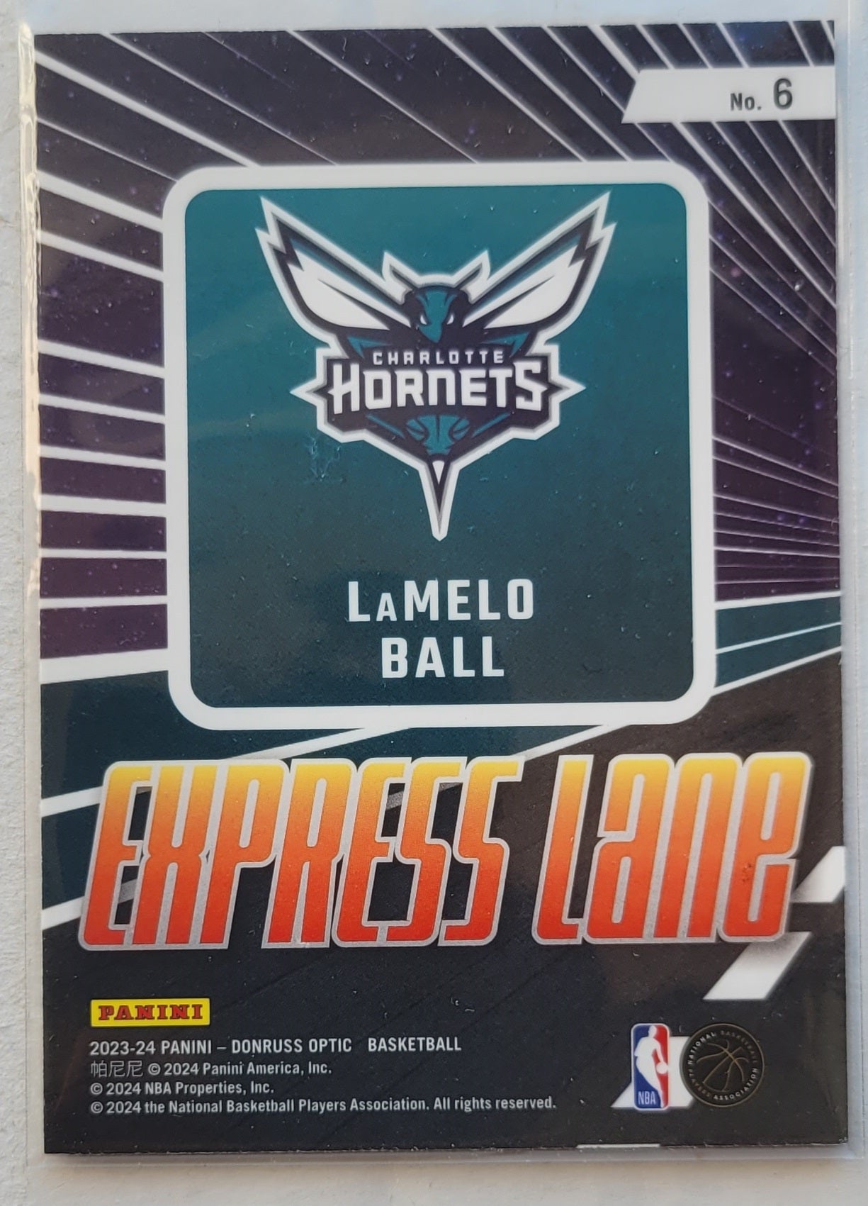 LaMelo Ball - 2023-24 Donruss Optic Express Lane #6