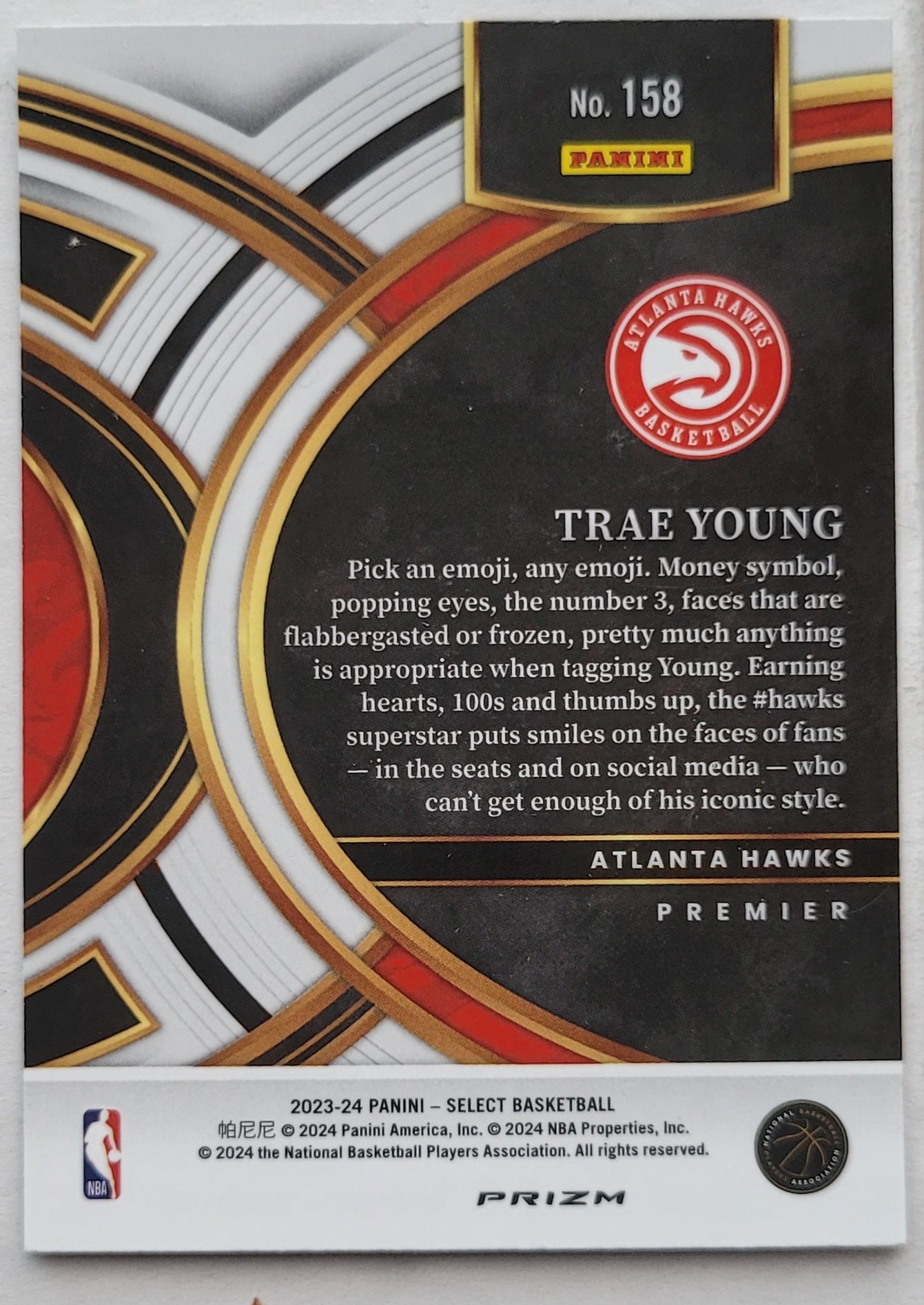 Trae Young - 2023-24 Select Prizms Silver #158