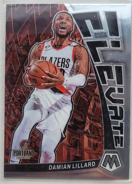 Damian Lillard - 2022-23 Panini Mosaic Elevate #17