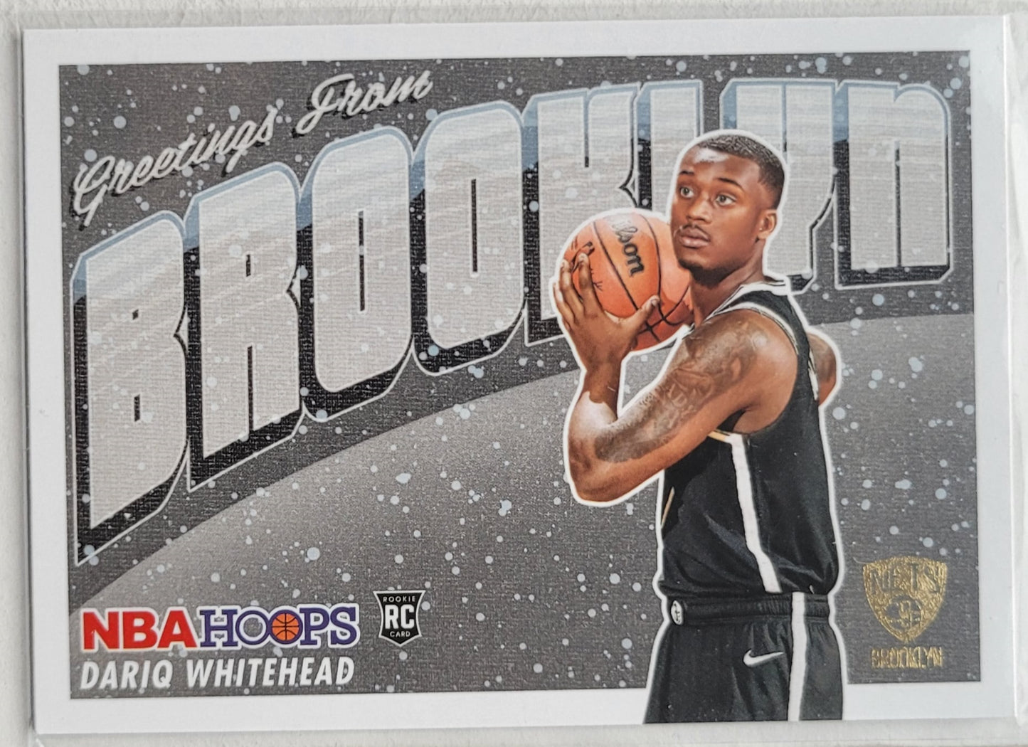 Dariq Whitehead - 2023-24 Hoops Rookie Greetings Winter #17